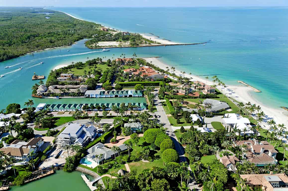 Naples Florida Aerial View - Kaye Lifestyle Homes